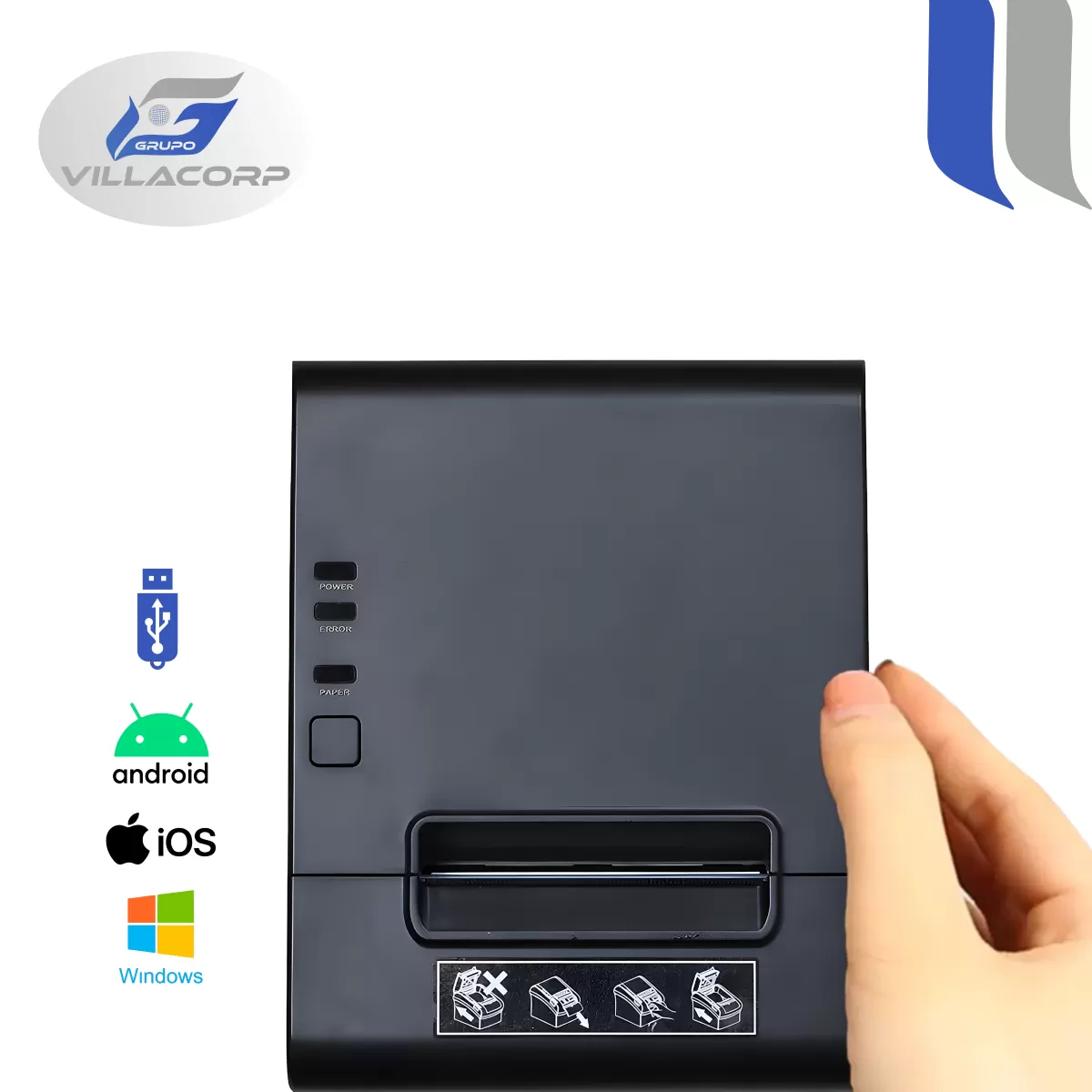 Ticketeras termica 80x80mm - USB
