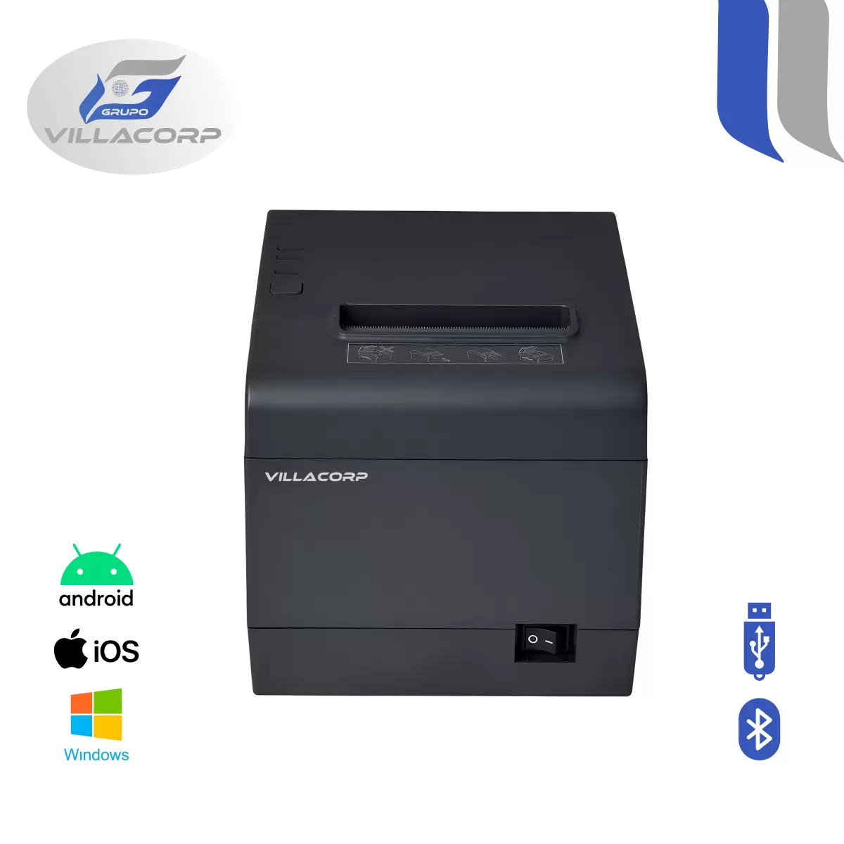 Ticketeras termica 80x80mm - USB + Bluetooth