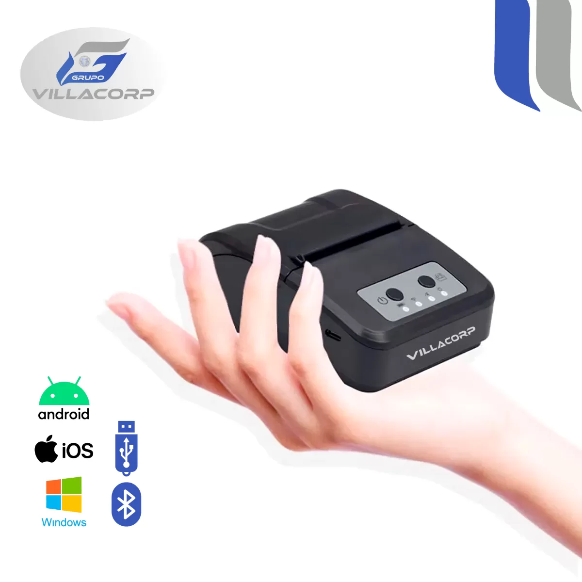 Ticketeras termica Portátil 57x40mm - USB + Bluetooth